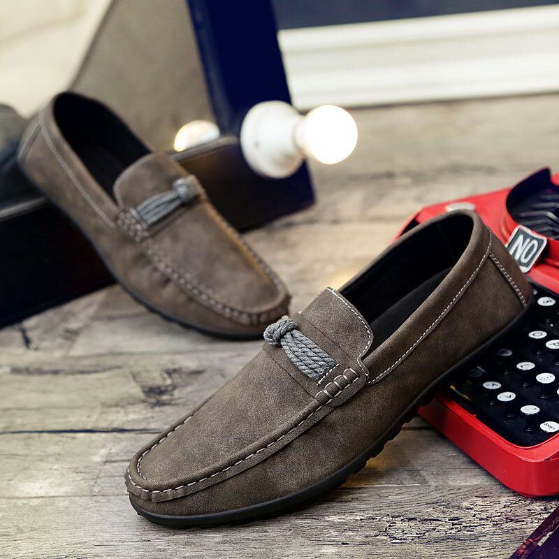 Heren Ademende Antislip Comfy Soft Driving Casual Loafers