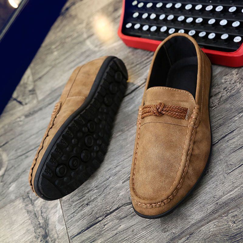 Heren Ademende Antislip Comfy Soft Driving Casual Loafers