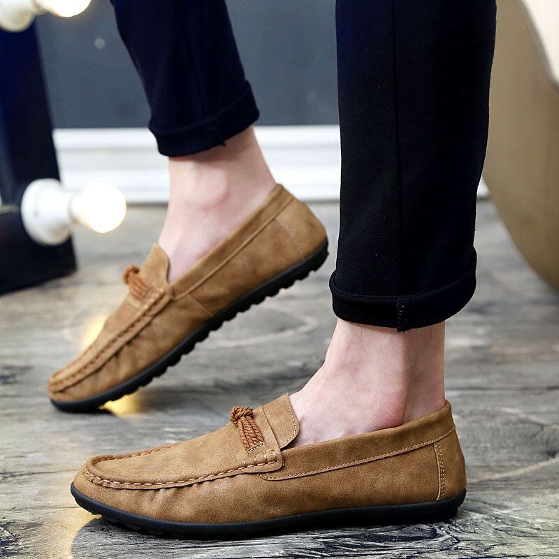 Heren Ademende Antislip Comfy Soft Driving Casual Loafers