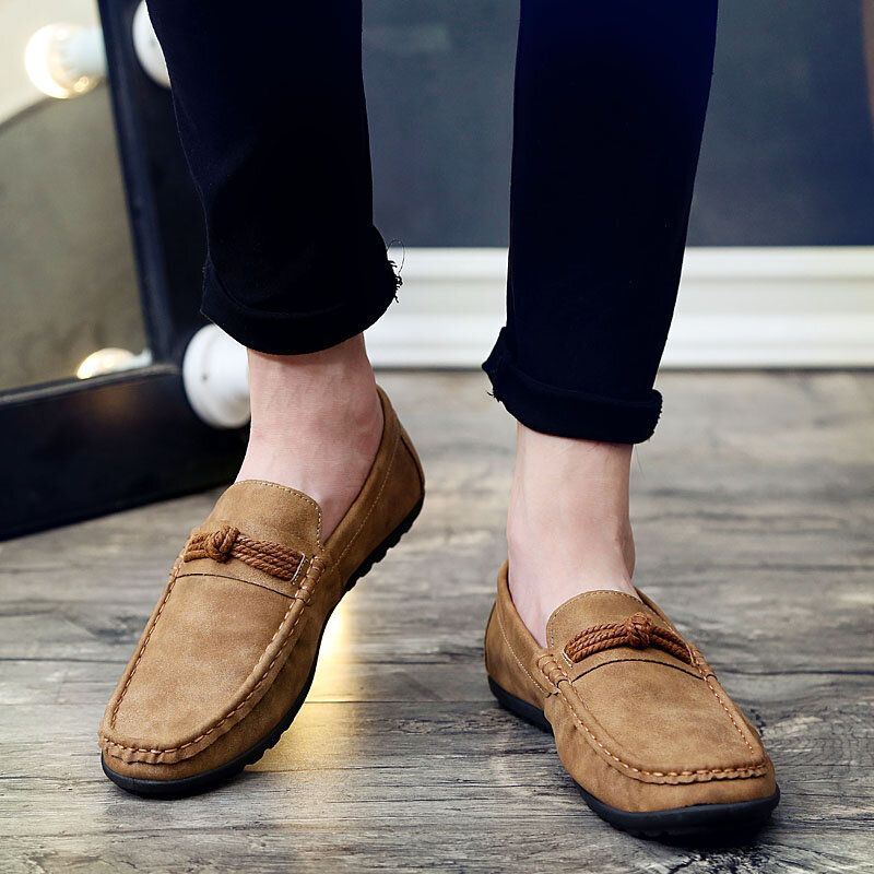 Heren Ademende Antislip Comfy Soft Driving Casual Loafers