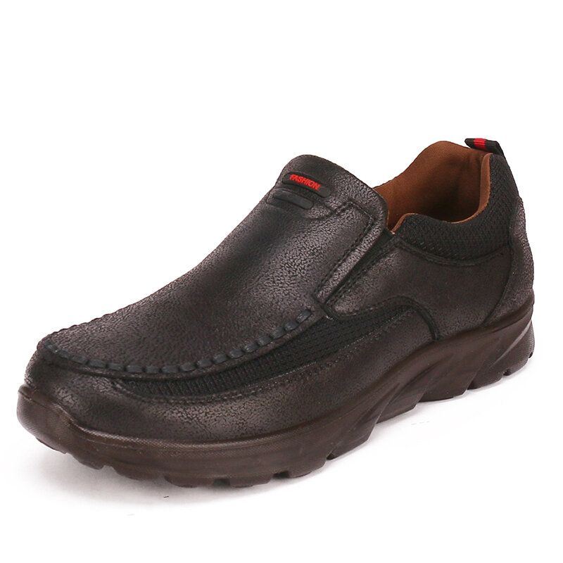 Heren Ademende Non-slip Comfy Slip On Casual Business Shoes