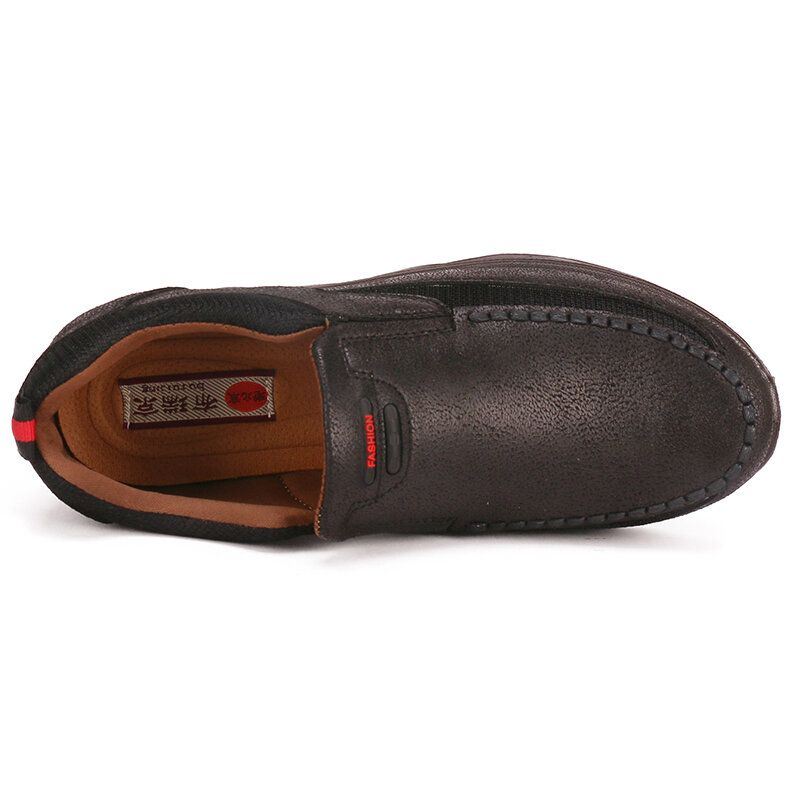 Heren Ademende Non-slip Comfy Slip On Casual Business Shoes