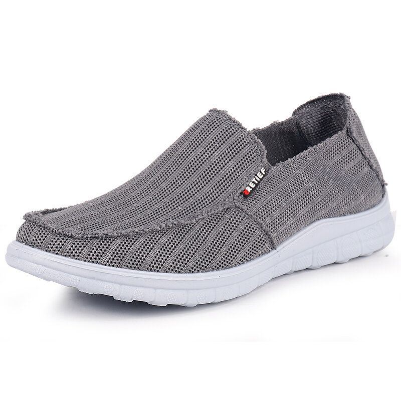 Heren Ademende Stof Antislip Comfortabele Zachte Bodem Oude Peking Casual Schoenen