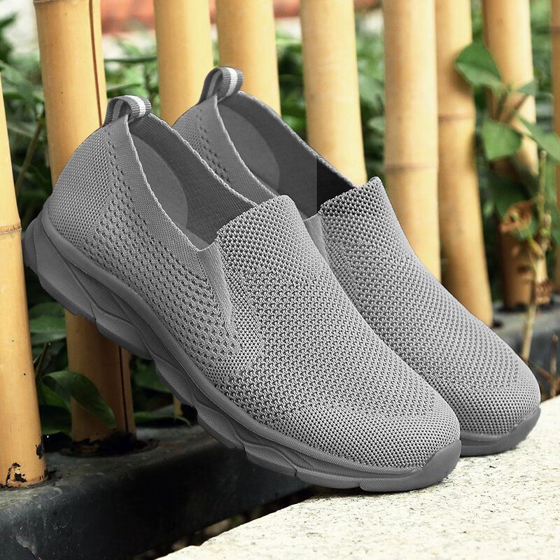 Heren Ademende Stof Comfortabele Zool Antislip Casual Loafers Schoenen