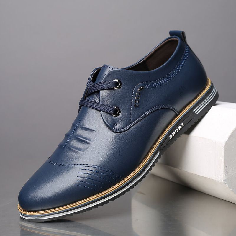 Heren Antislip Soft Sole Lace-up Casual Business Shoes