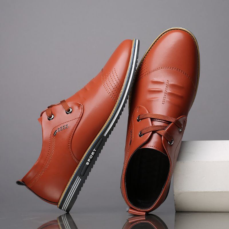 Heren Antislip Soft Sole Lace-up Casual Business Shoes