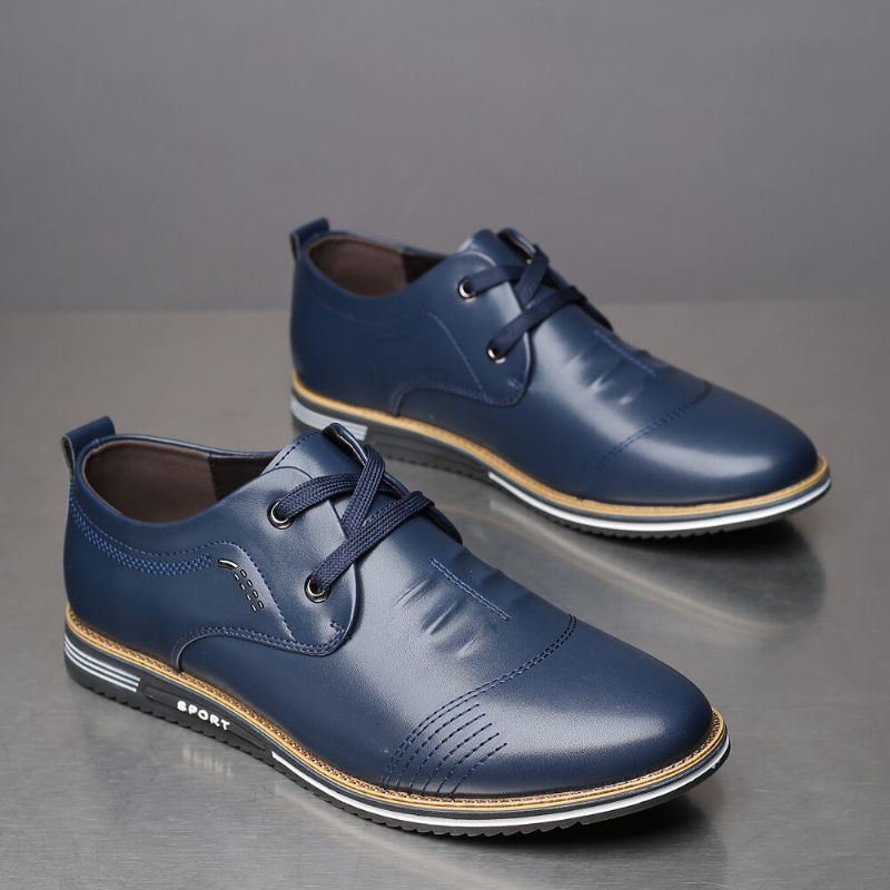 Heren Antislip Soft Sole Lace-up Casual Business Shoes