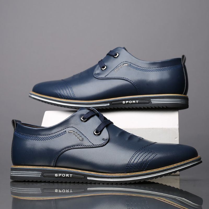 Heren Antislip Soft Sole Lace-up Casual Business Shoes