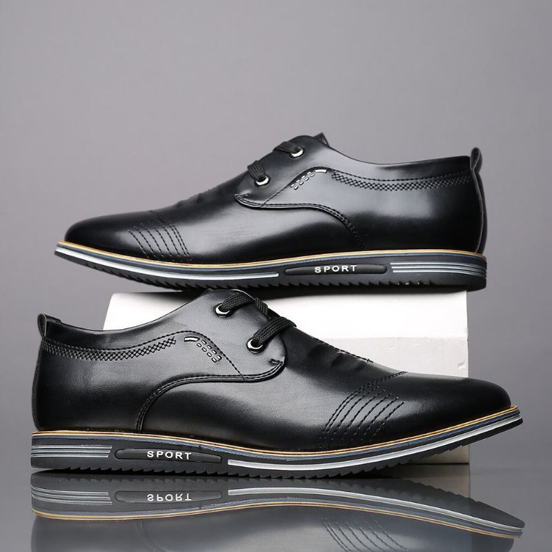 Heren Antislip Soft Sole Lace-up Casual Business Shoes