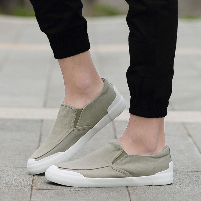 Heren Casual Canvas Comfortabele Zachte Wandelschoenen