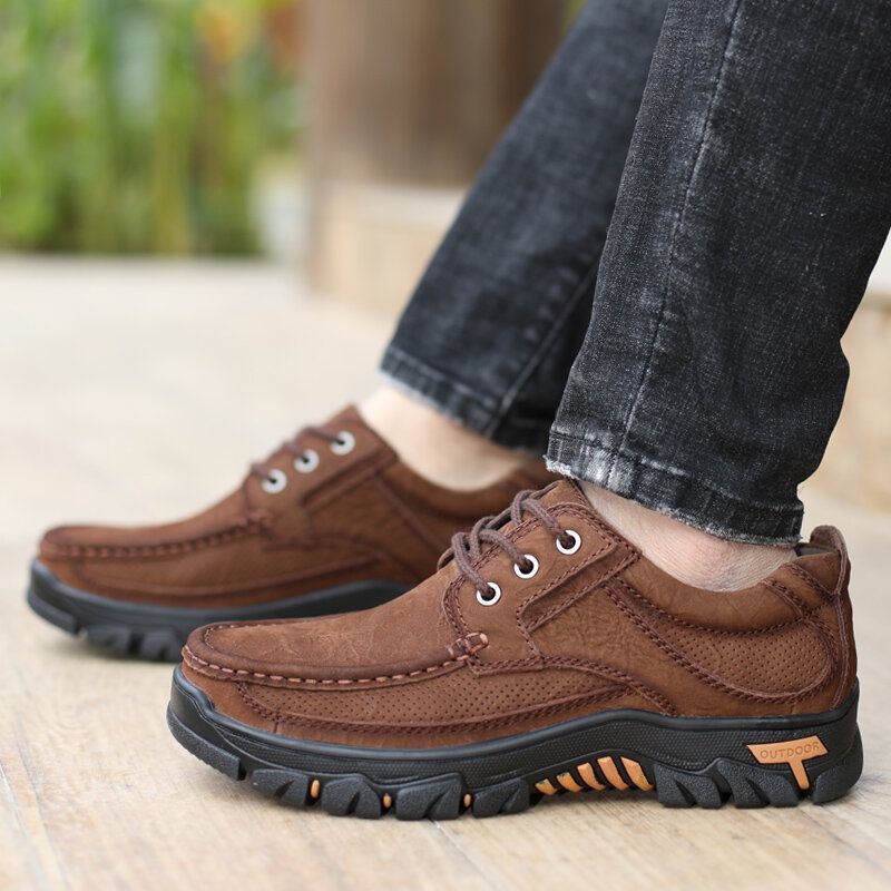 Heren Casual Dagelijks Loafers Antislip Casual Zakelijke Schoenen