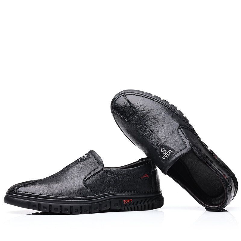 Heren Comfy Microfiber Leather Non-slip Casual Business Shoes