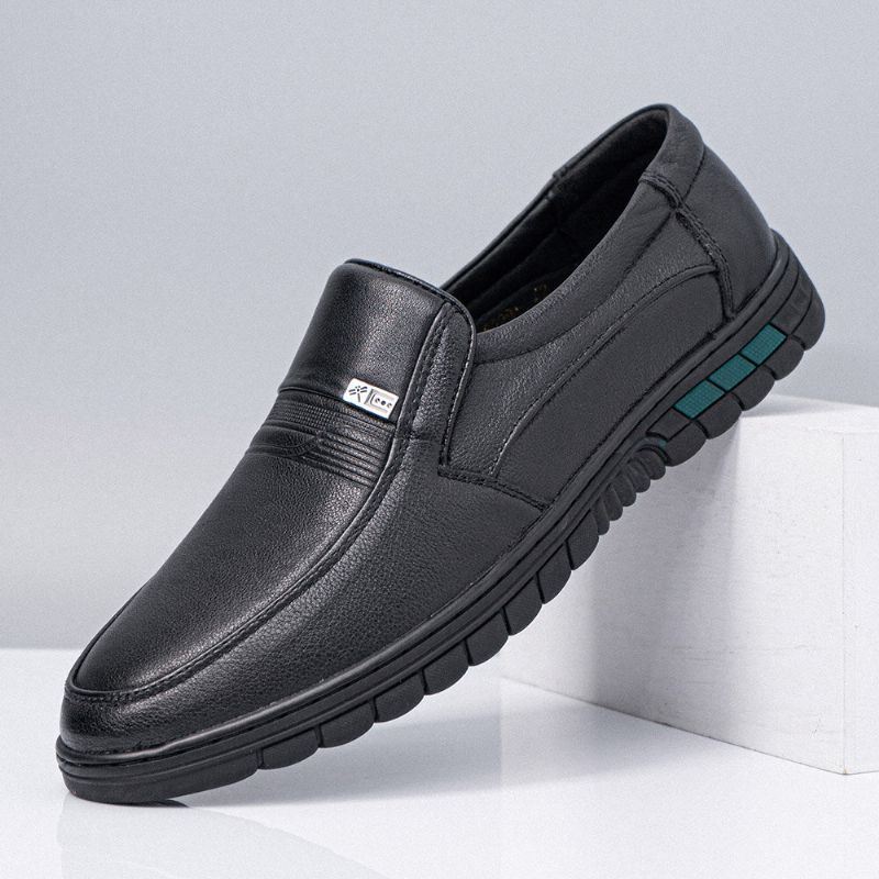 Heren Echt Leer Ademend Antislip Casual Bussiness Schoenen