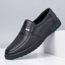 Heren Echt Leer Ademend Antislip Casual Bussiness Schoenen