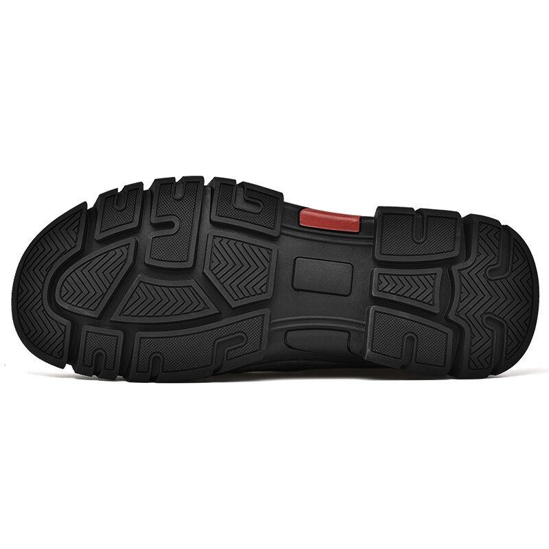 Heren Echt Leer Antislip Ademende Comfortabele Outdoor Wandelschoenen