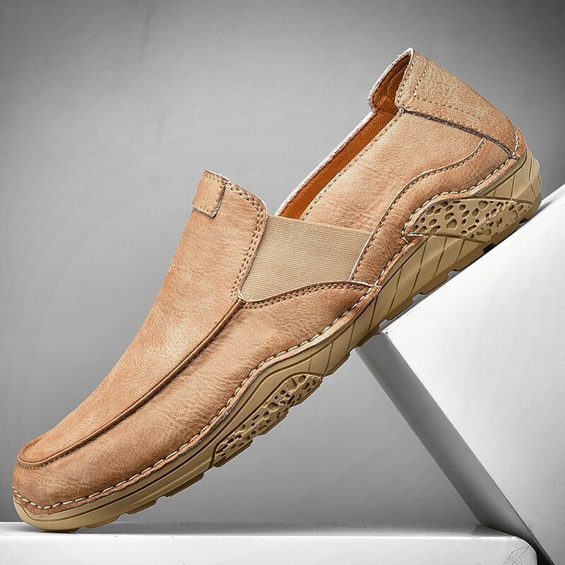 Heren Koeienhuid Antislip Soft Casual Bussiness Schoenen