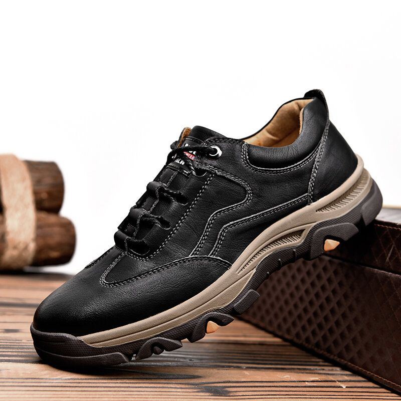 Heren Korte Antislip Soft Sole Lace Up Outdoor Casual Schoenen