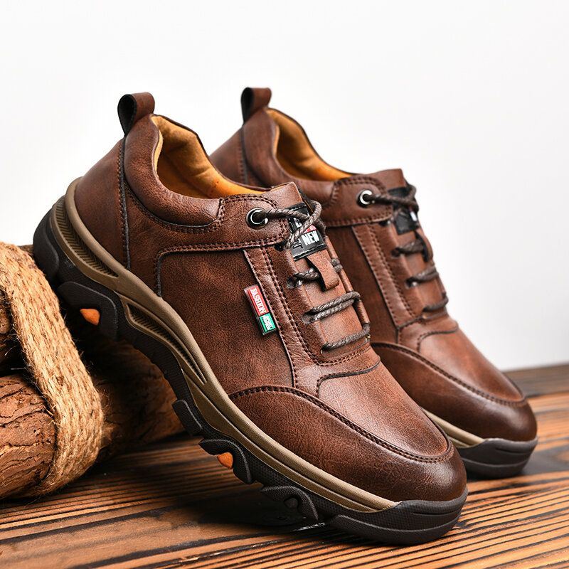 Heren Korte Antislip Soft Sole Lace Up Outdoor Casual Schoenen