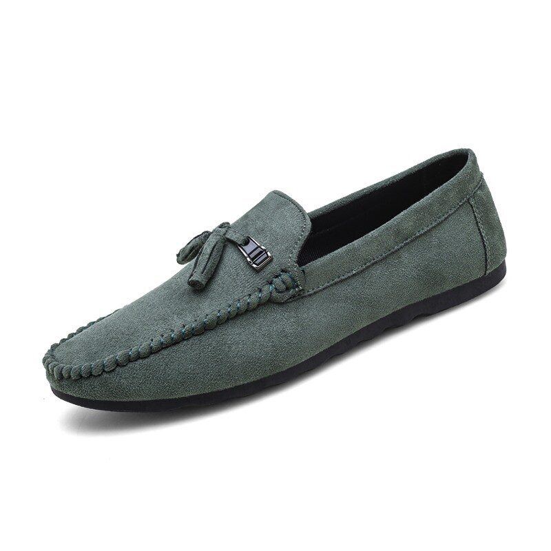 Heren Kwastje Decor Comfortabele Synthetische Suède Instappers Casual Loafers