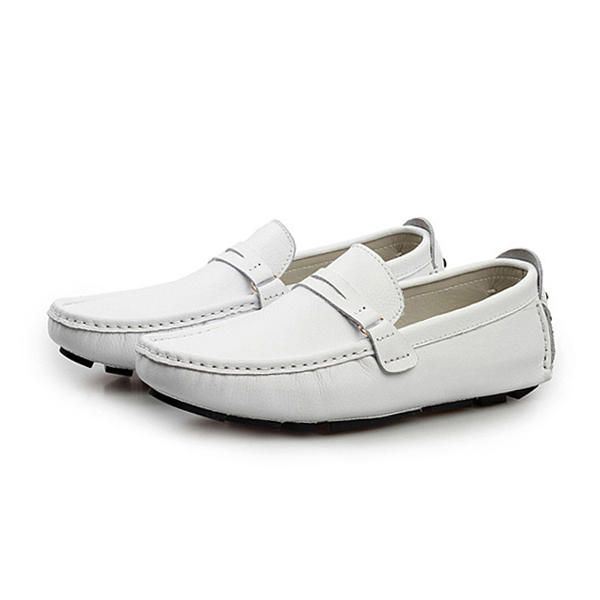 Heren Leer Casual Rijden Outdoor Soft Flats Loafers Schoenen