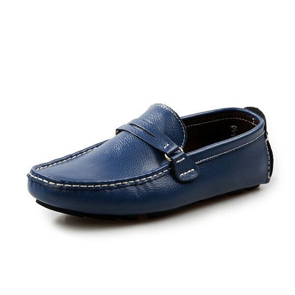 Heren Leer Casual Rijden Outdoor Soft Flats Loafers Schoenen