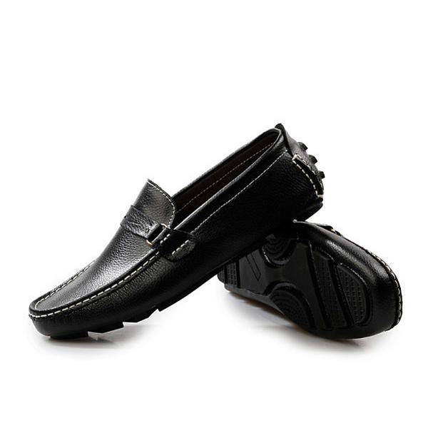 Heren Leer Casual Rijden Outdoor Soft Flats Loafers Schoenen