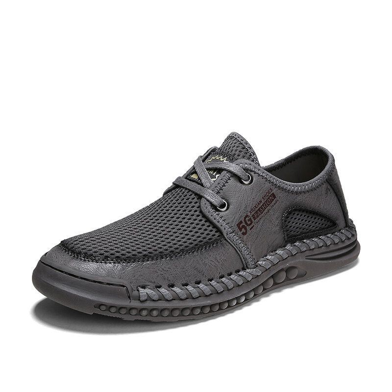 Heren Mesh Ademend Antislip Teen Beschermd Casual Schoenen