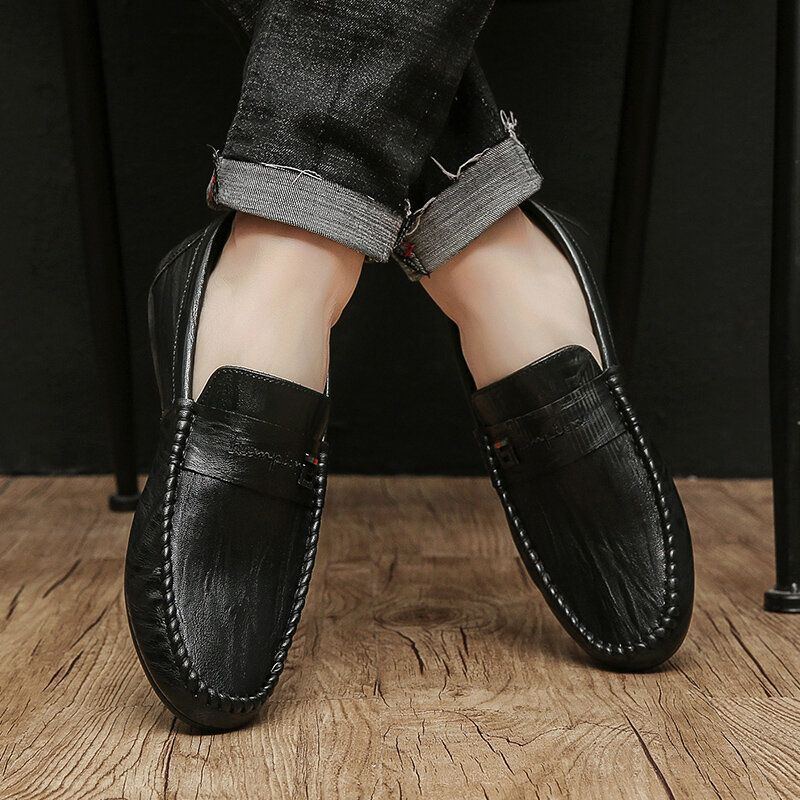 Heren Microfiber Ademend Antislip Comfortabel Rijden Casual Loafers