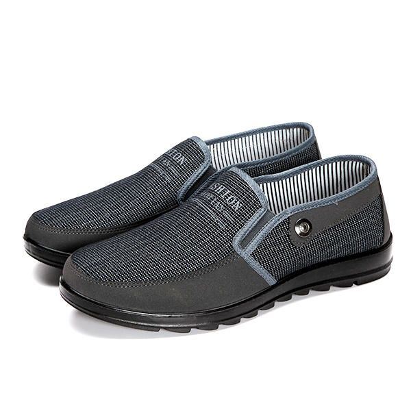 Heren Slip On Soft Casual Suède Schoenen Platte Outdoor Loafers