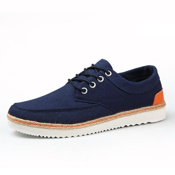 Heren Sneakers Canvas Causale Outdoor Sport Platte Comfortabele Oxfords Schoenen