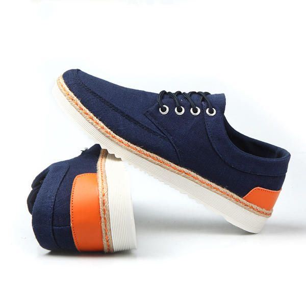 Heren Sneakers Canvas Causale Outdoor Sport Platte Comfortabele Oxfords Schoenen