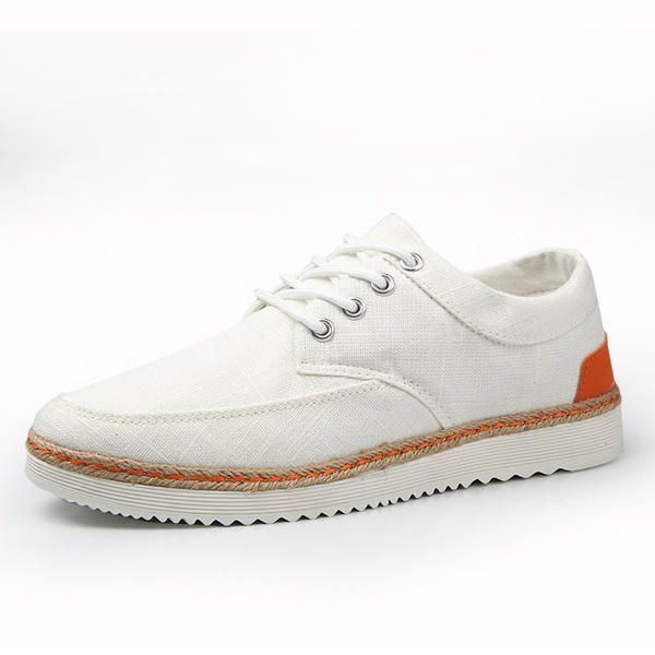 Heren Sneakers Canvas Causale Outdoor Sport Platte Comfortabele Oxfords Schoenen