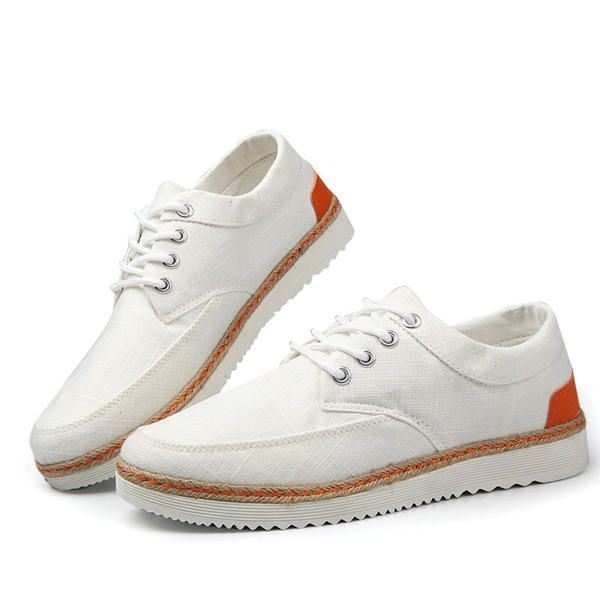 Heren Sneakers Canvas Causale Outdoor Sport Platte Comfortabele Oxfords Schoenen