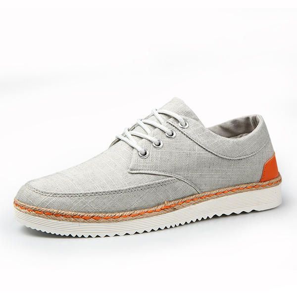 Heren Sneakers Canvas Causale Outdoor Sport Platte Comfortabele Oxfords Schoenen