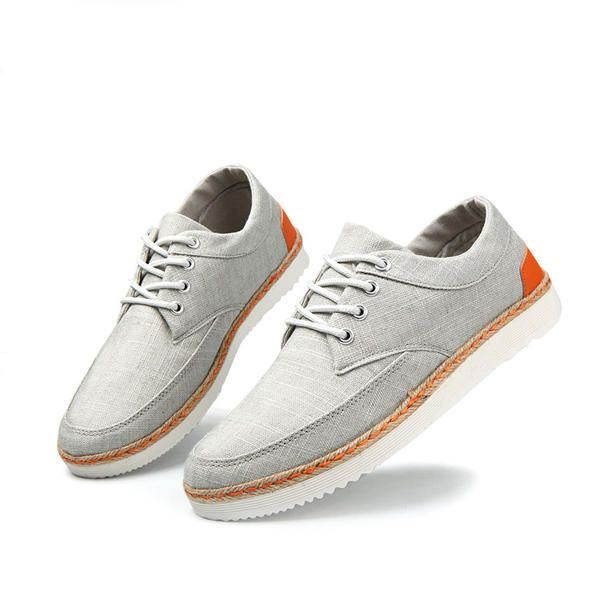 Heren Sneakers Canvas Causale Outdoor Sport Platte Comfortabele Oxfords Schoenen