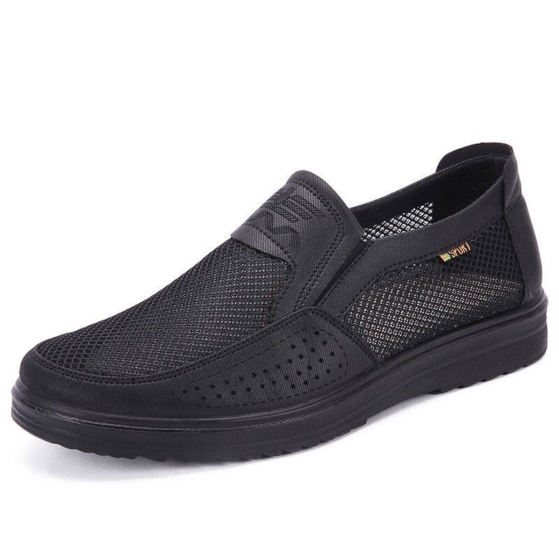 Heren Stof Mesh Comfortabele Ademende Slip On Casual Flats