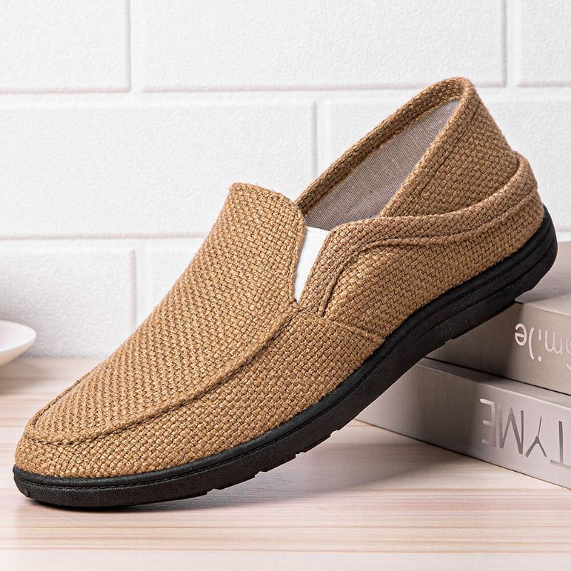 Heren Wearable Slip On Casual Driving Loafers Shoes Met Zachte Zolen