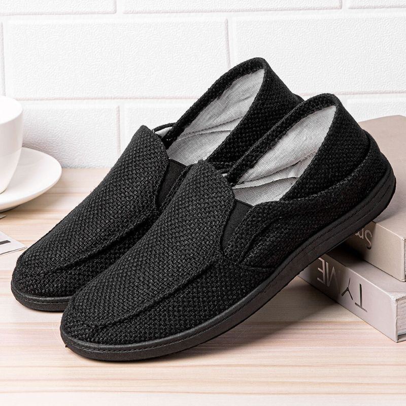 Heren Wearable Slip On Casual Driving Loafers Shoes Met Zachte Zolen