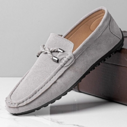 Heren Zachte Zolen Rijden Canvas Slip Op Casual Loafers Schoenen