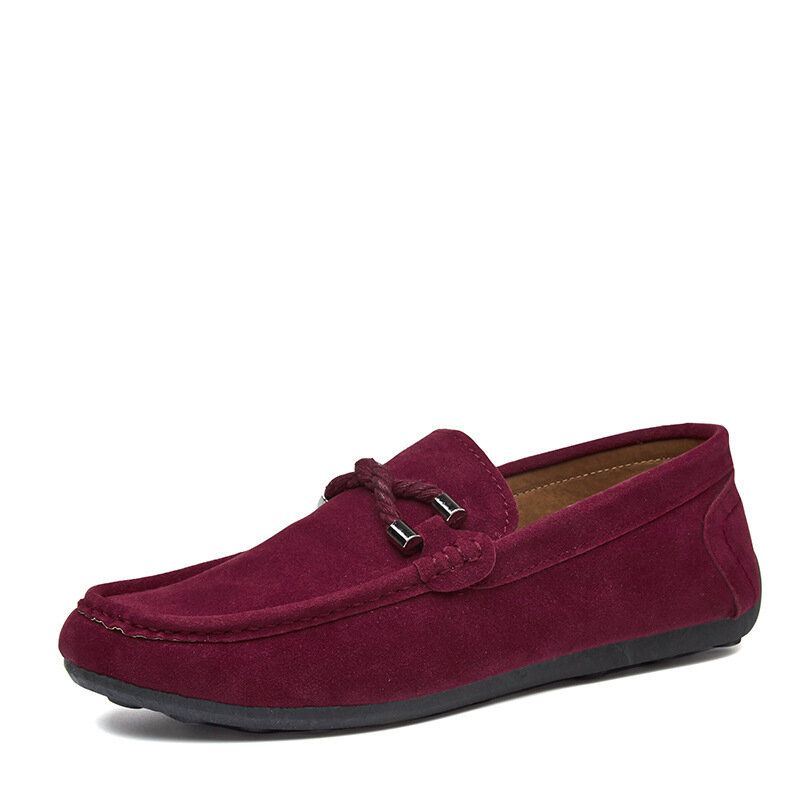 Heren Zachte Zolen Rijden Canvas Slip Op Casual Loafers Schoenen