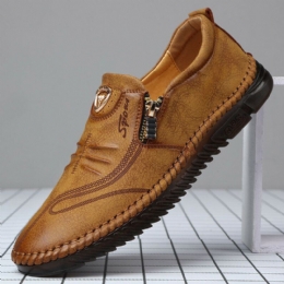 Heren Zijrits Brief Handsteken Slijtvaste Casual Schoenen