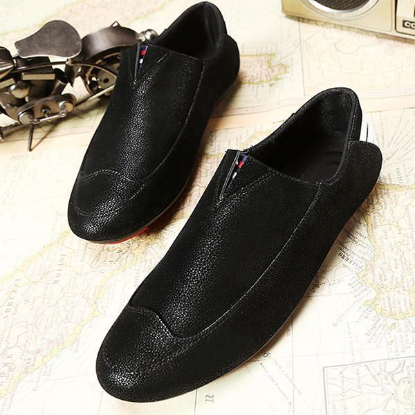 Herenschoenen Flats Comfortabel Zacht Ademend Casual Outdoor Slip On Flats Loafers Schoenen