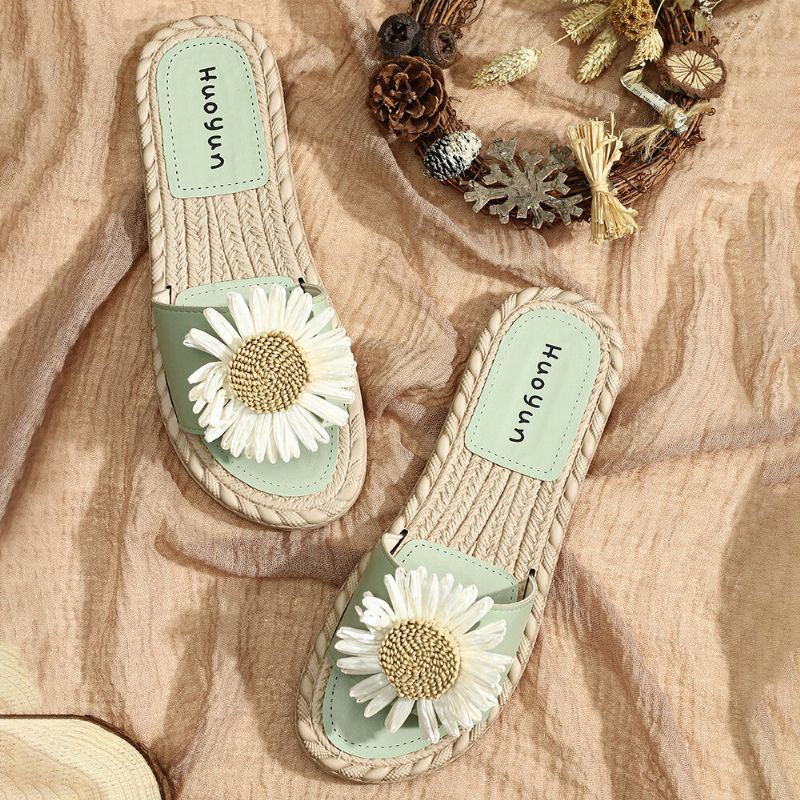 Daisy Decor Draagbare Comfortabele Strandslippers Voor Dames