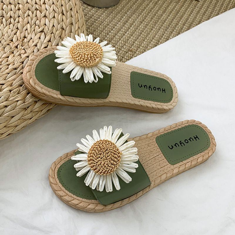 Daisy Decor Draagbare Comfortabele Strandslippers Voor Dames