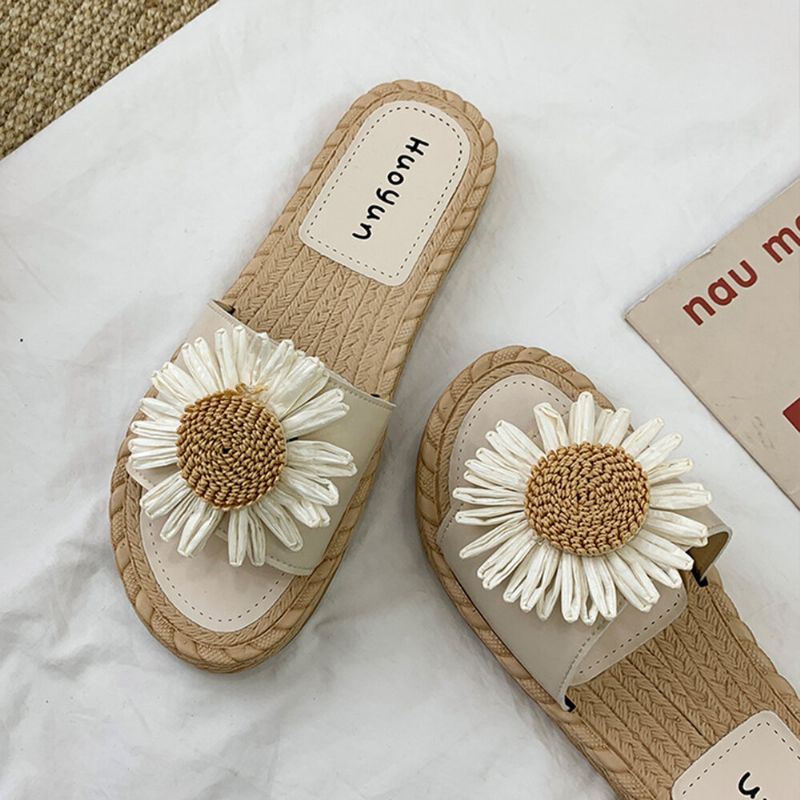 Daisy Decor Draagbare Comfortabele Strandslippers Voor Dames