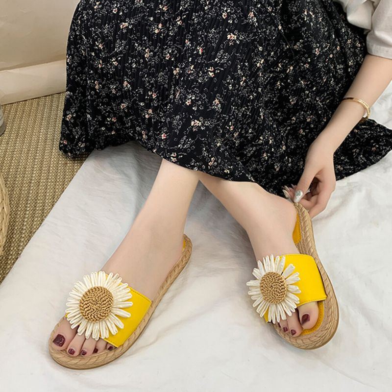 Daisy Decor Draagbare Comfortabele Strandslippers Voor Dames