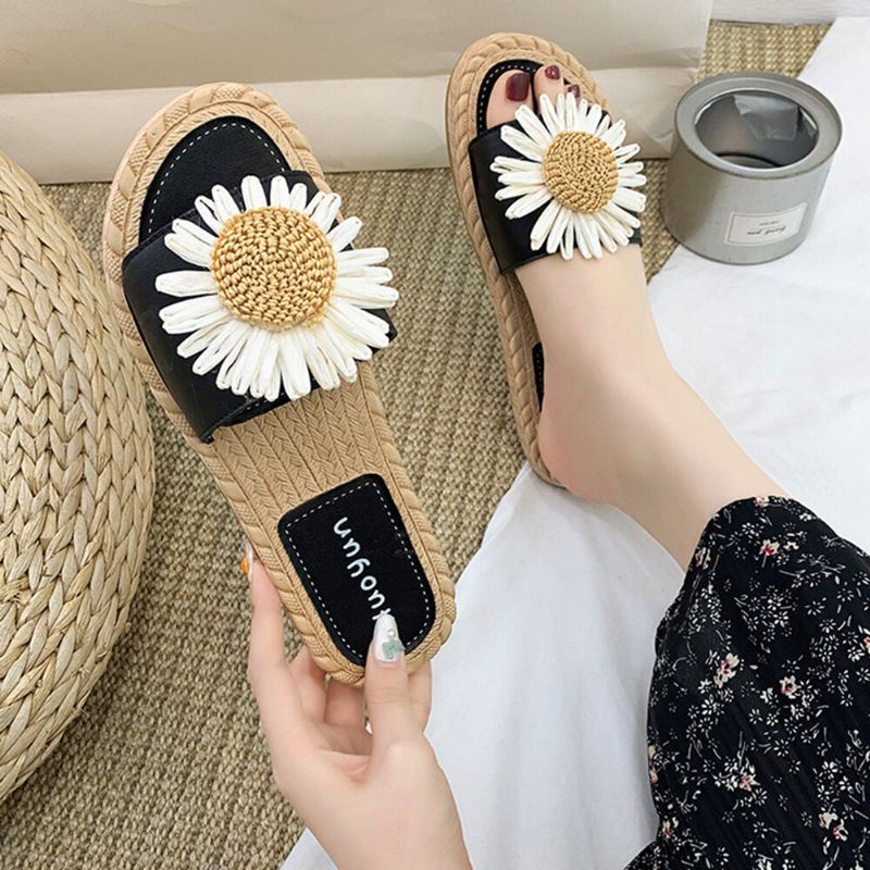 Daisy Decor Draagbare Comfortabele Strandslippers Voor Dames