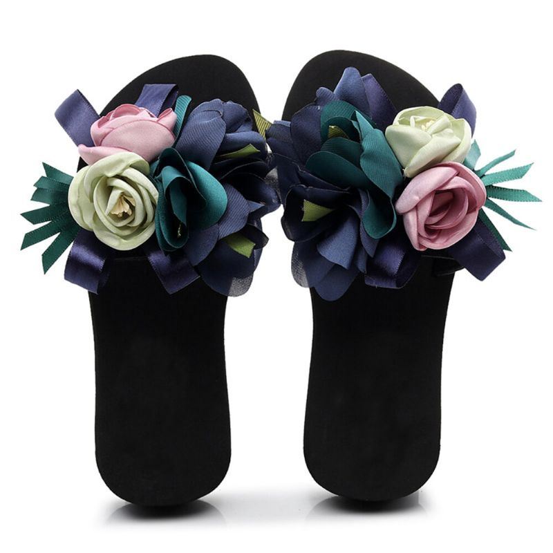 Dames Bloemen Decor Antislip Strandslippers Slippers