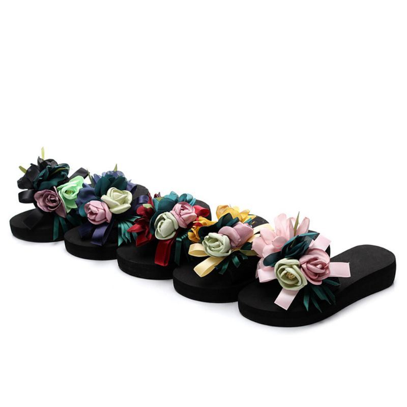 Dames Bloemen Decor Antislip Strandslippers Slippers