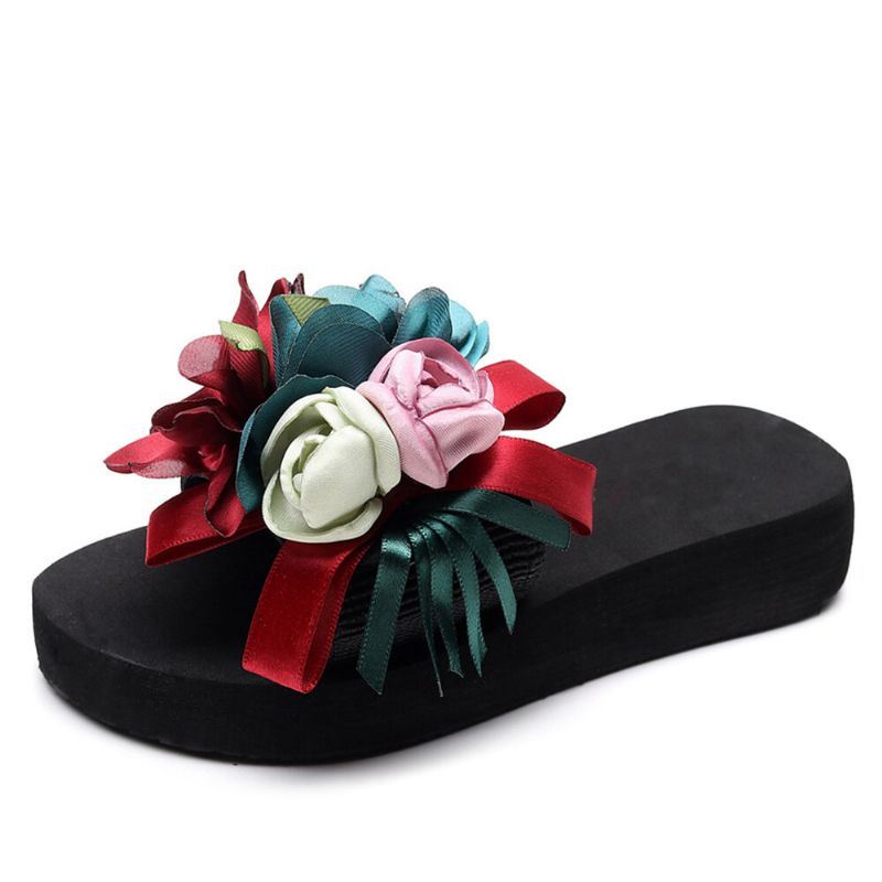 Dames Bloemen Decor Antislip Strandslippers Slippers